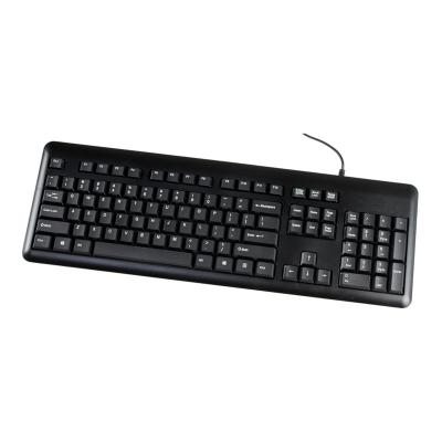 China Cheap And High Quality Ergonamic K46 Full Size Anti-Ghosting Computer USB Wired Keyboard for sale