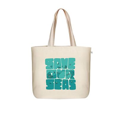 China Customized Eco - Friendly Logo Printing Canvas Cotton Tote Bags for sale