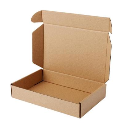 China Recyclable Custom Logo Corrugated Carton Box Mailer Shipping Cardboard Apparel Packaging For Dress Apparel T-shirt Suit Advertisement Gift Box for sale