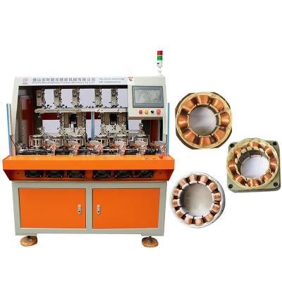 China Winding Coil SMG automatic Smoke lampblack machine water pump Frequency conversion 6 inner winding machine for sale