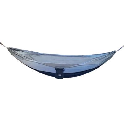 China Lightweight portable nylon single/double outdoor camping hammock for general use for sale