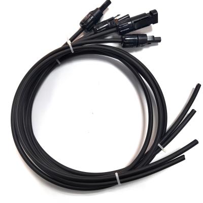 China Fire Protection SeanRo Solar Cable 1000v 1500v Extension PV Cable Solar Extension Cable for sale