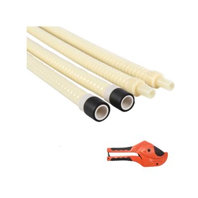 China Gray Air Conditioner Condensate PVC Home Drainage Dual Use Pipes For Heat Pump Systems for sale