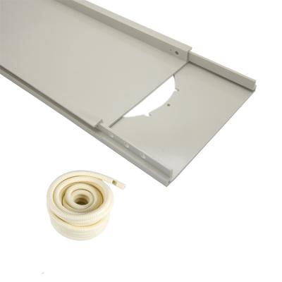 China Led PVC Home Adjustable Length AC Window Slide Kit Portable Accessory 5.1 Inch Universal Kit for sale