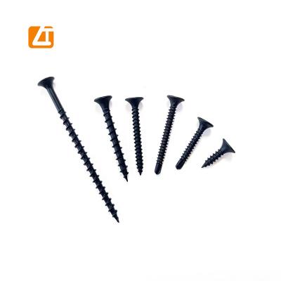 China Galvanized Hot Sale Flat Black Phosphated Wire Tornillos Coarse Drywall Screw Wood Finding Wood Application for sale