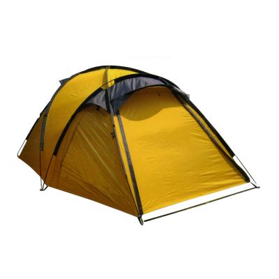 China Hot Selling Promotional Camping Tent 4 Layers Camouflage/Field Double Game People Camping Tent Polyester For Outdoor for sale