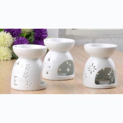 China 3 Sizes White Ceramic Candle Holder (Home+) Good Quality Hot Sales Good Quality Home Decoration Home Decoration Prices for sale