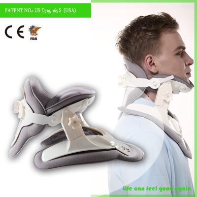 China New Physiotherapy Air Spinal Adjustable Neck Cervical Decompression Traction Collar For Stiff Neck Pain for sale