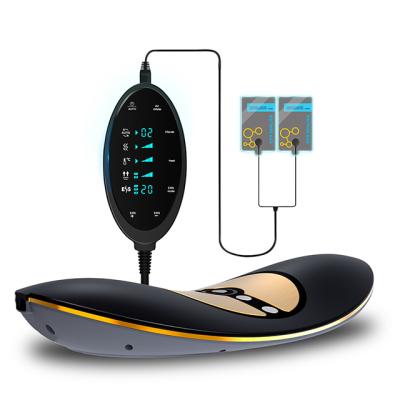 China Lumbar traction and relax new invention traction physiotherapy equipment lumbar heating vibration and traction functions for sale