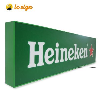 China Indoor or outdoor light outdoor 3d sign advertising light box letter sign acrylic marker 3D board light box for sale