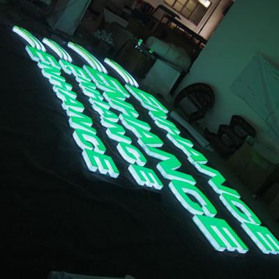 China Buildings Waterproof Letter Plastic Acrylic Light Bus Led Destination Sign Lighting Signage for sale