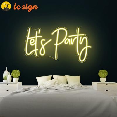 China Small decorative neon sign shop party wedding letters customs lead the neon sign for sale