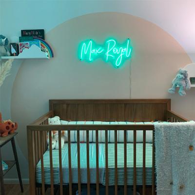 China Simple Color RGB Wedding And Birthday Neon Sign Bathroom Energy Saving Signs for sale