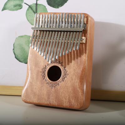 China Kalimba Musical Instrument Kalimba 17 Keys Inch Luxury Mahogany Piano LKG-02 for sale