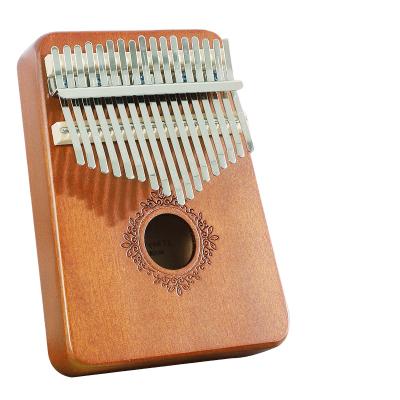 China Kalimba Musical Instrument Kalimba 17 Keys Inch Deluxe Mahogany Piano LK-04 for sale