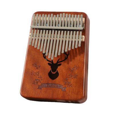 China Kalimba Musical Instrument Kalimba 17 Keys Inch Deluxe Mahogany Piano LK-01 for sale