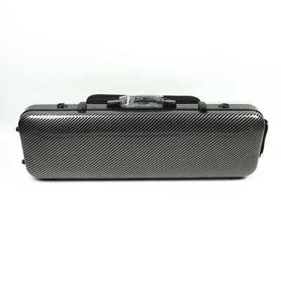 China Factory wholesale price oblong violin case carbon fiber violin case 4/4 with music sheet bag VF-06 for sale