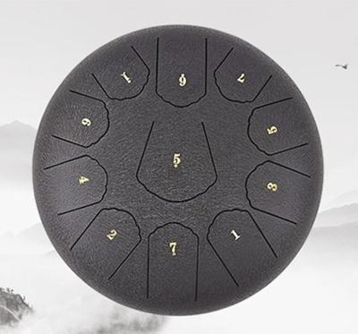 China Durable Hot Sale OEM/ODM Multicolor Steel Tongue Drum 12 Inch 11 Notes With Accessories For Free for sale