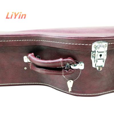 China Hot Pick Hard Classical Guitar Case Wine Red Selling Case Bag For Classical Guitar for sale