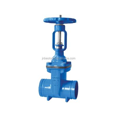 China OS&Y General Resilient Seated Gate valve-grooved end PN25 362PSI for sale