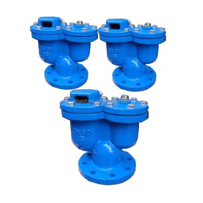 China General Ductile Iron Ball Flange Ductile Air Release Valve Double Air Release Valve for sale