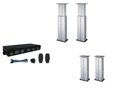 中国 Telescopic Pillars Actuators 2-Stage DC12V 4500N for Flexible Lifting Stands Platform 販売のため