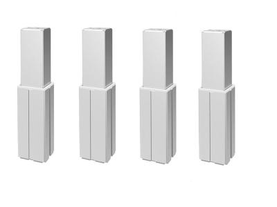 China 6 mm/s 3300N Actuadores de aluminio de dos etapas con columna de elevación telescópica eléctrica en venta