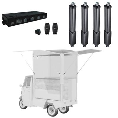 중국 Food Truck Mobile Kitchen 4CH Actuators Hall Effect Electric Cylinder Sync System 판매용