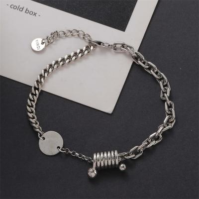 China Zlwwp Religious National S925 Sterling Silver Simple Chain Bracelets For Men And Women for sale