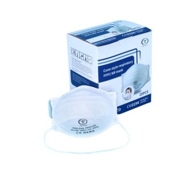 China 2020 Anti Pollution Absorb Dust Facemask Ffp2 Cone Mask Ffp3 Valve Stock In Europe HSD-C02 for sale