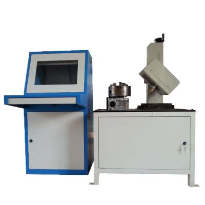 China 140*80mm ZIXU Stainless Steel Automatic Rotary Pneumatic Desktop Dot Peen Marking Machine Metal Dot Pin Engraving Machine for sale