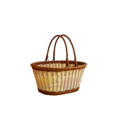 China Modern Camping Style Multifunctional Picknickmand Set Wicker Picnic Basket for sale