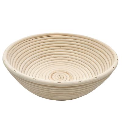 China 11 Inch Round Factory Bread Proofing Basket Banneton Stocked Basket for sale