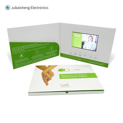 China Europe custom video brochure 2.4 4.3 5 7 10.1 inch lcd tft screen catalog for wedding invitation business card greeting marketing present for sale