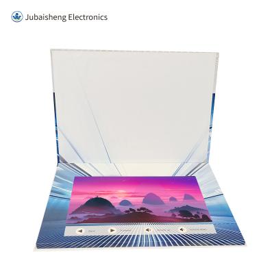 China Europe custom video brochure 2.4 4.3 5 7 10.1 inch lcd tft screen catalog for wedding invitation business card greeting marketing present for sale