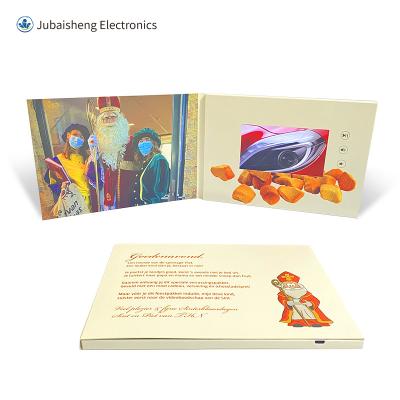 China Europe custom video brochure 2.4 4.3 5 7 10.1 inch lcd tft screen catalog for wedding invitation business card greeting marketing present for sale