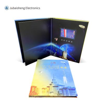 China Europe custom video brochure 2.4 4.3 5 7 10.1 inch lcd tft screen catalog for wedding invitation business card greeting marketing present for sale