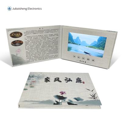 China Europe custom video brochure 2.4 4.3 5 7 10.1 inch lcd tft screen catalog for wedding invitation business card greeting marketing present for sale