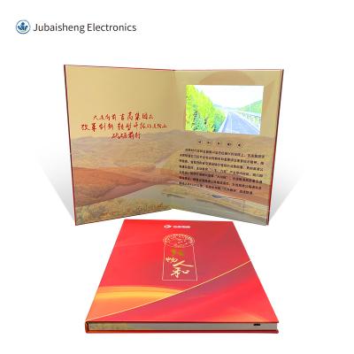 China Europe custom video brochure 2.4 4.3 5 7 10.1 inch lcd tft screen catalog for wedding invitation business card greeting marketing present for sale