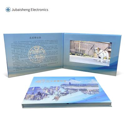 China Custom Europe Promo 10.1inch TFT LCD Screen Digital Recordable Video Recorder Business Greeting Card Brochur for sale