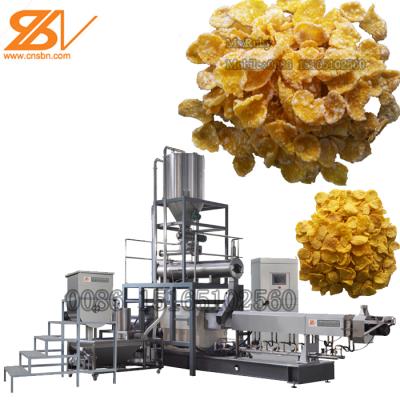 China Oat Flakes Making 300kg Output Capacity Oats Flake Making Extruder Machine for sale