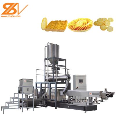 China food & Beverage Factory CE Industrial Automatic Food Processing Extruder Machine For Making Rice Cracker for sale