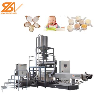 China Snack Factory Extruded Cerelac Baby Powder Food Production Machine Line for sale