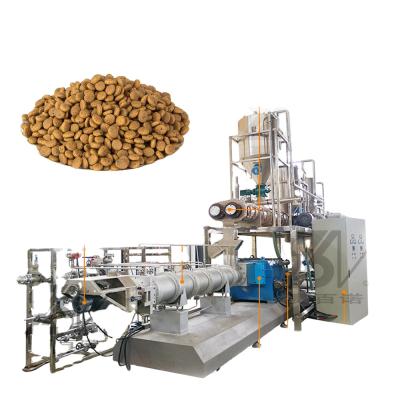 China Industrial energy saving automatic dog food processing plant Kibble pet snack production line for sale for sale