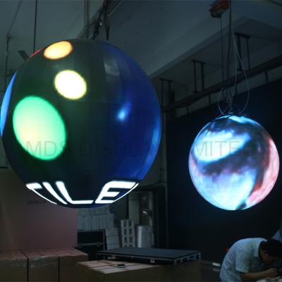 China TY Indoor 360 Degree No Visual Spacing P2 Spherical Full Color Small Blind Spot LED Display for sale