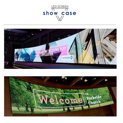 China TY P2.5 Indoor LED Display Flexible Indoor Soft Full Color Digital Signage And Displays for sale