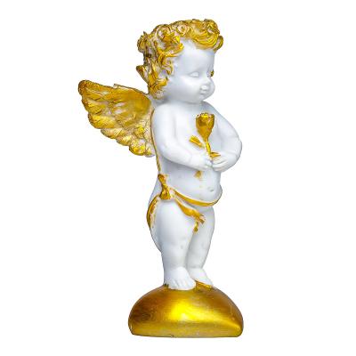 China Catholic Fairy Angel Europe Angel Sculpture Statues Figurine Wholesale Custom Religious Resin for sale