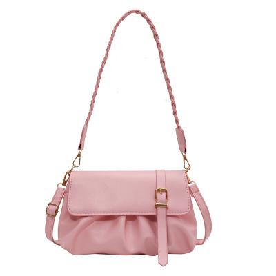 China 2022 New Fashion Multifunctional Popular Women's Bag PU Pink Women's Shoulder Bags Trendy Messenger Bag for sale