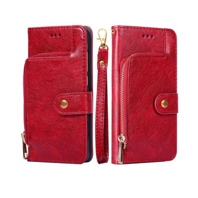 China Durable High Quality Shockproof Phone Case Shell Wallet Leather Flip Card Slot Mobile Phone Case Cover for sale