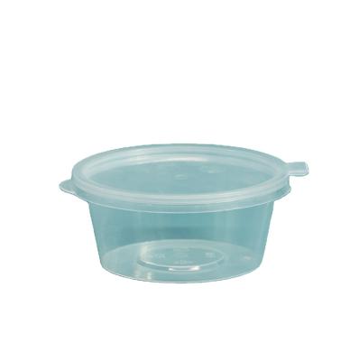 China Leakproof Airtight Storage Containers / Recyclable Food Sauce Bowl Snack Storage Containers Take Away Plastic Sauce Cups for sale